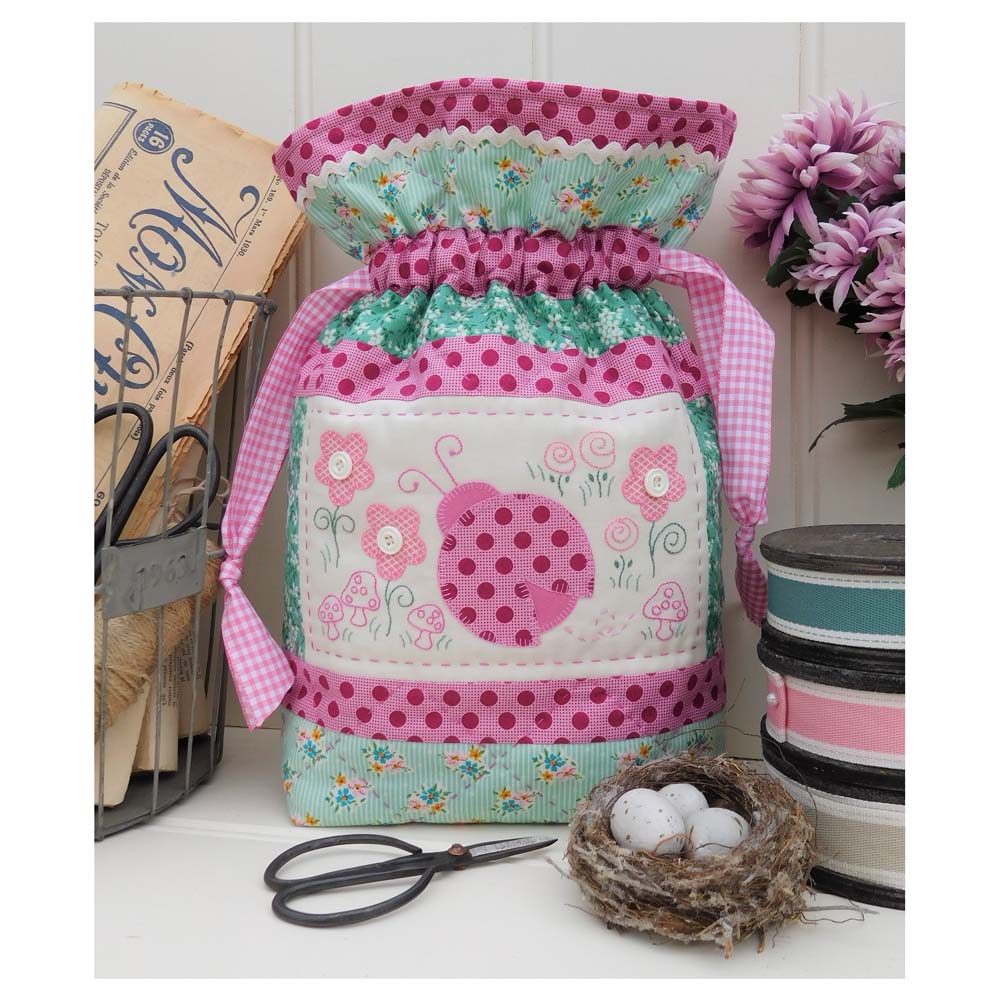 Quilting Sewing Pattern LUCY LADYBUG The Rivendale Collection Patchwork New