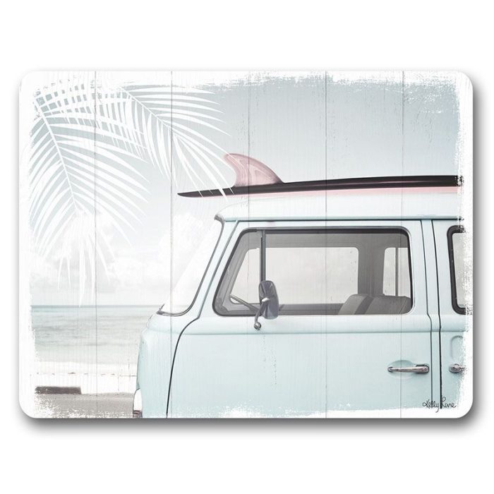 Kitchen Cork Backed Placemats AND Coasters Wandalust Van Set 6