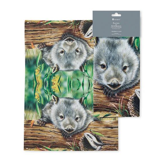 Ashdene Kitchen Tea Towel Wombat Dish Cloth 519175