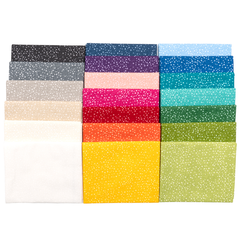 Moda Quilting Sewing Patchwork Dotty Thatched Layer Cake 10 Inch Fabrics