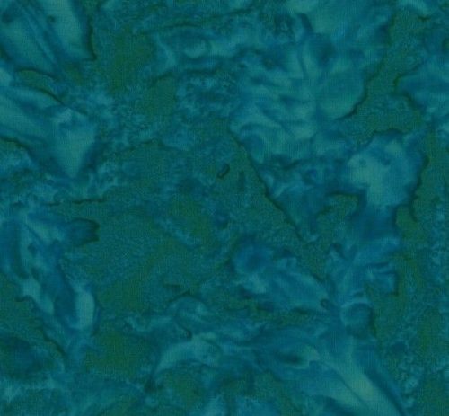 Quilting Patchwork Sewing Batik Tonal Glade Teal 50x55cm FQ