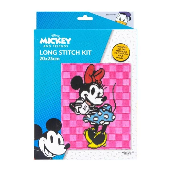 Disney Long Stitch Minnie Mouse Beginner Kit
